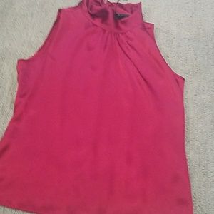 Style Portfolio sleeveless blouse SZ Large NEW Sangria color